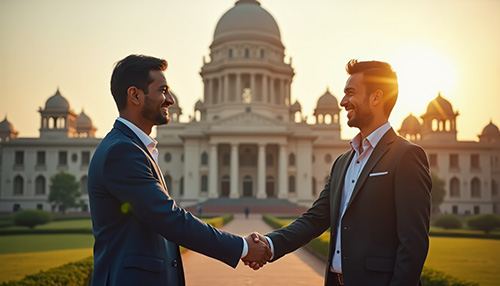 TRA advisors closing a partnership agreement